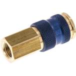 Kupplungsdose (NW7,2) G 1/4"(IG), blau, Sechseck SW12