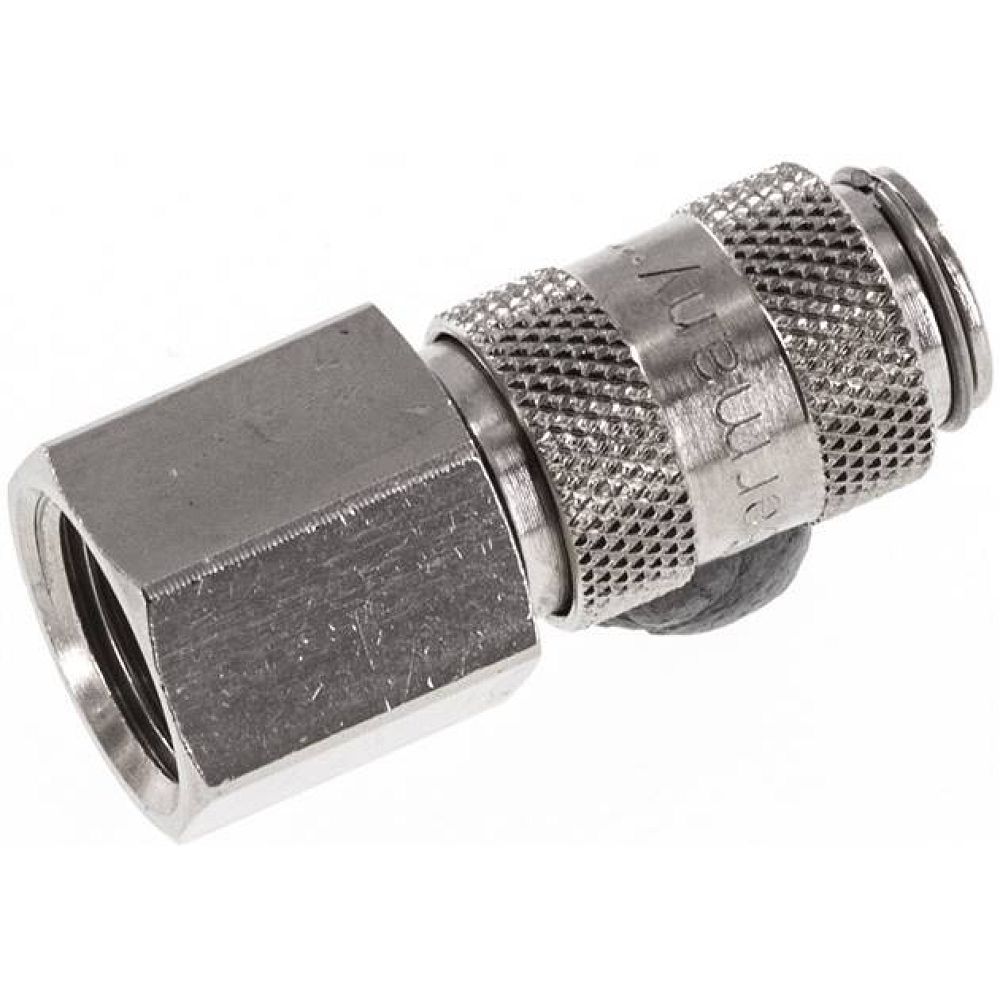 Kupplungsdose (NW2,7) G 1/8"(IG), Messing vernickelt