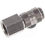 Kupplungsdose (NW2,7) G 1/8"(IG), Messing vernickelt