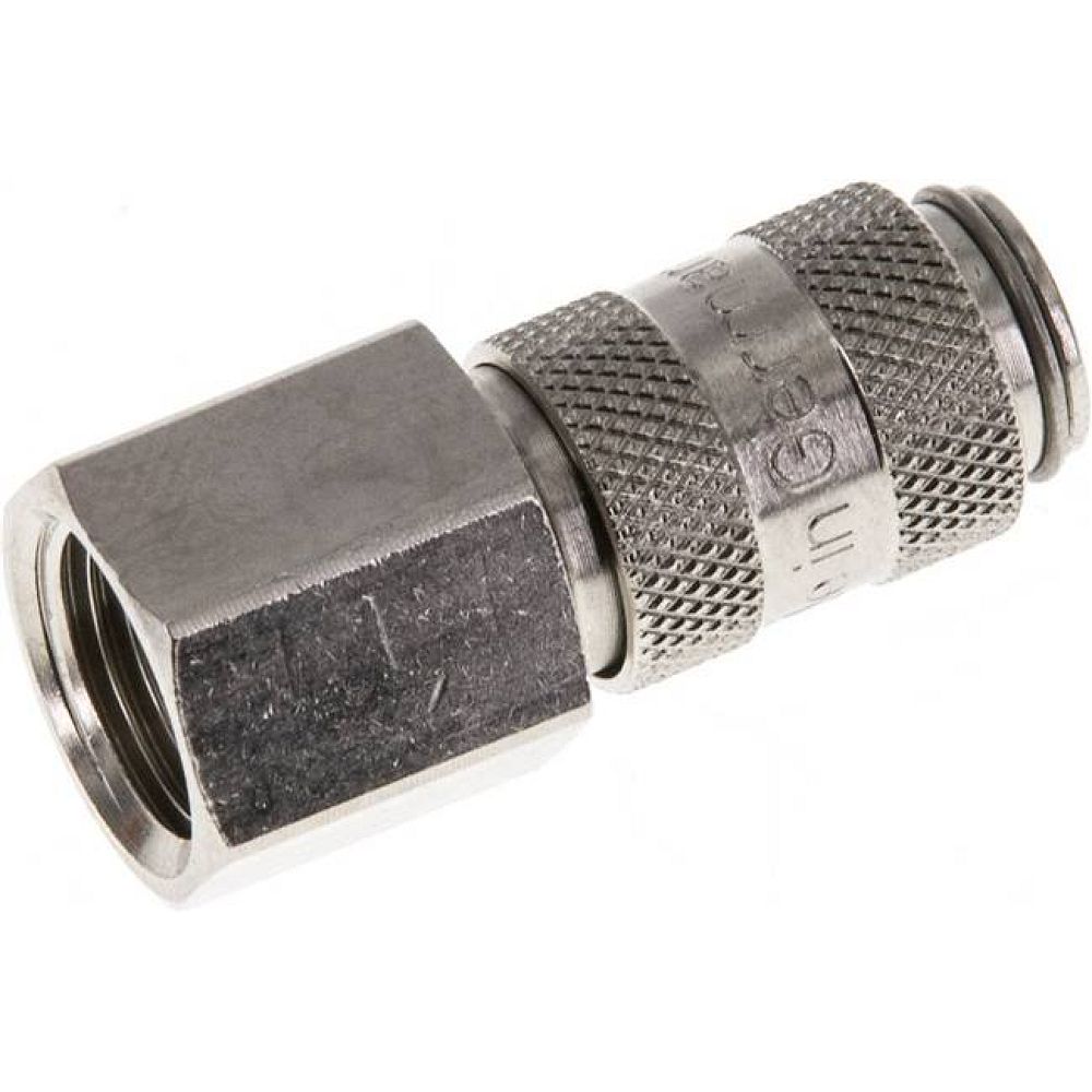 Kupplungsdose (NW2,7) G 1/8"(IG), Messing vernickelt