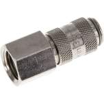 Kupplungsdose (NW2,7) G 1/8"(IG), Messing vernickelt