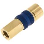 Kupplungsdose (NW5) G 1/8"(IG), blau, Sechseck SW10