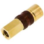 Kupplungsdose (NW5) G 1/8"(IG), braun, Dreieck 9,5 mm