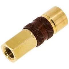 Kupplungsdose (NW5) G 1/8"(IG), braun, Dreieck 9,5 mm