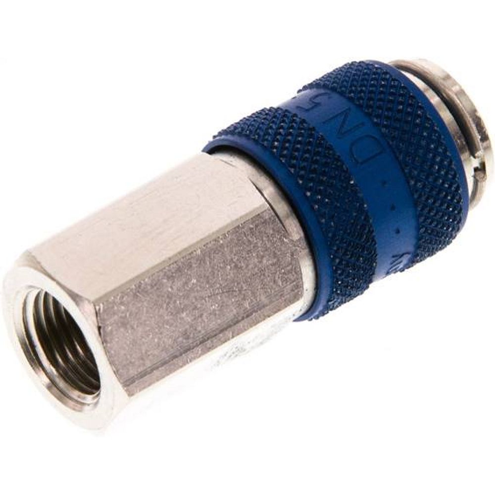 Kupplungsdose (NW5) G 1/8"(IG), Messing vernickelt