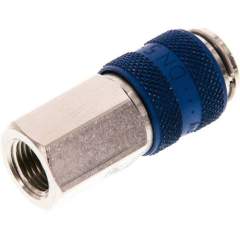 Kupplungsdose (NW5) G 1/8"(IG), Messing vernickelt