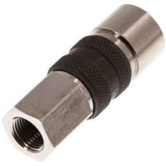 Kupplungsdose (NW5) G 1/8"(IG), braun, Dreieck 9,5 mm