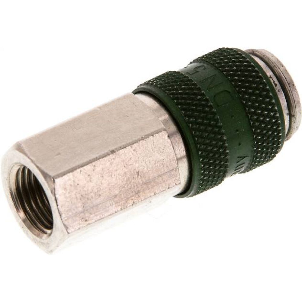 Kupplungsdose (NW5) G 1/8"(IG), Messing vernickelt