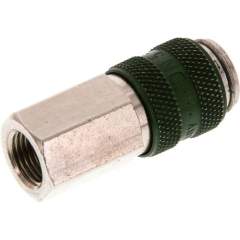 Kupplungsdose (NW5) G 1/8"(IG), Messing vernickelt