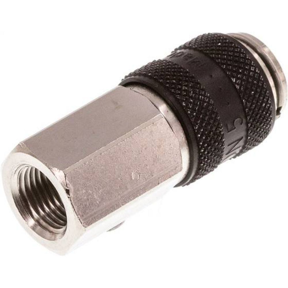 Kupplungsdose (NW5) G 1/8"(IG), Messing vernickelt