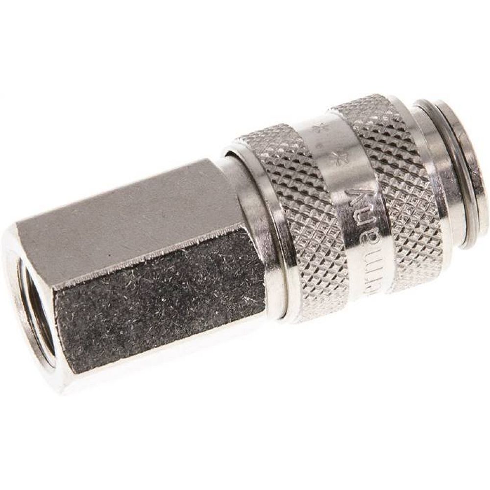 Kupplungsdose (NW5) G 1/8"(IG), Messing vernickelt