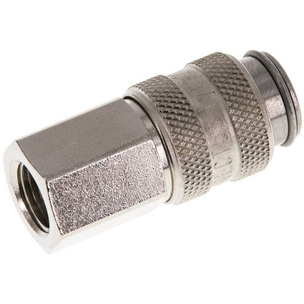 Parker KDGI 18 NW5 ST. Kupplungsdose (NW5) G 1/8"(IG), Stahl gehärtet & vernickelt