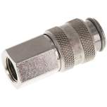 Parker KDGI 18 NW5 ST. Kupplungsdose (NW5) G 1/8"(IG), Stahl gehärtet & vernickelt