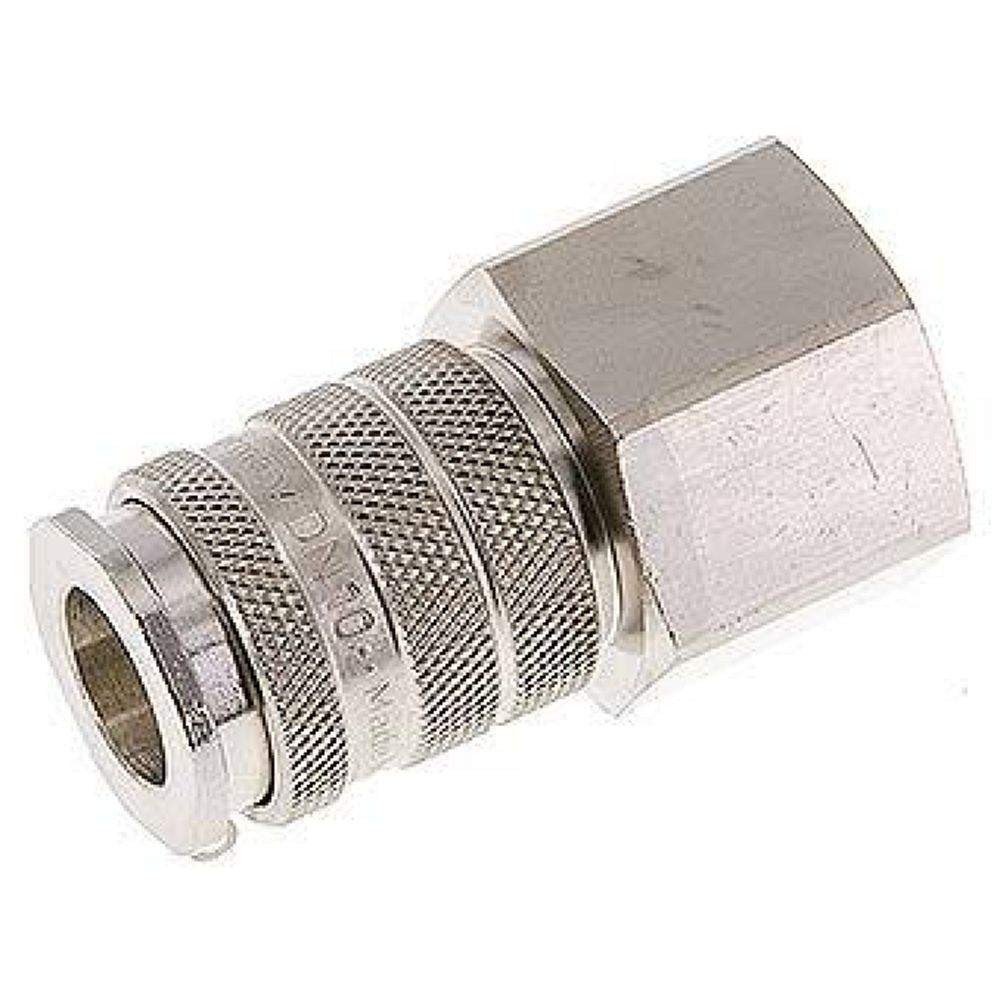 Kupplungsdose (NW10) G 3/4"(IG), Messing vernickelt