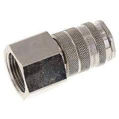 Kupplungsdose (NW10) G 3/4"(IG), Messing vernickelt