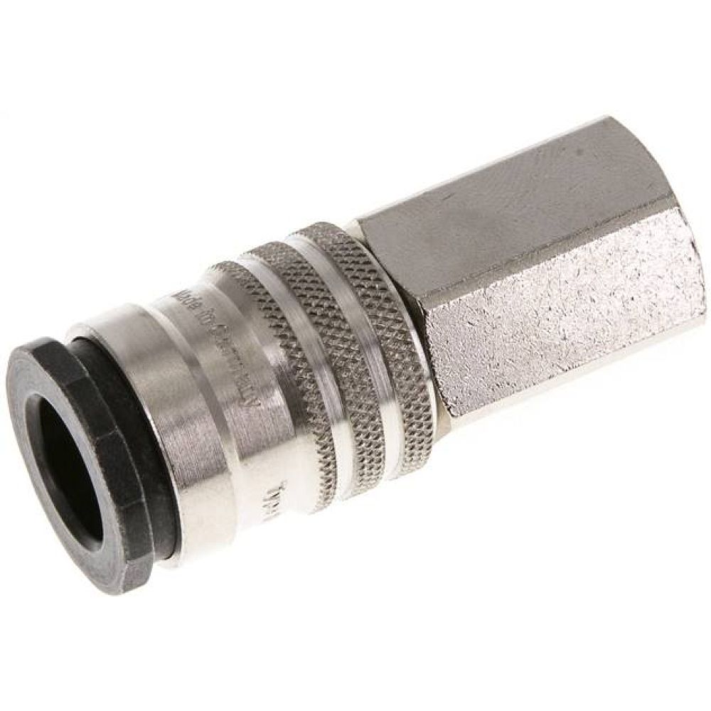 Parker KDGI 38 NW10 ST. Kupplungsdose (NW10) G 3/8"(IG), Messing / Stahl