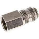 Kupplungsdose (NW5) G 3/8"(IG), Messing vernickelt