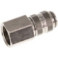 Kupplungsdose (NW5) G 3/8"(IG), Messing vernickelt