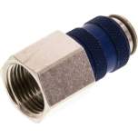 Kupplungsdose (NW5) G 3/8"(IG), Messing vernickelt