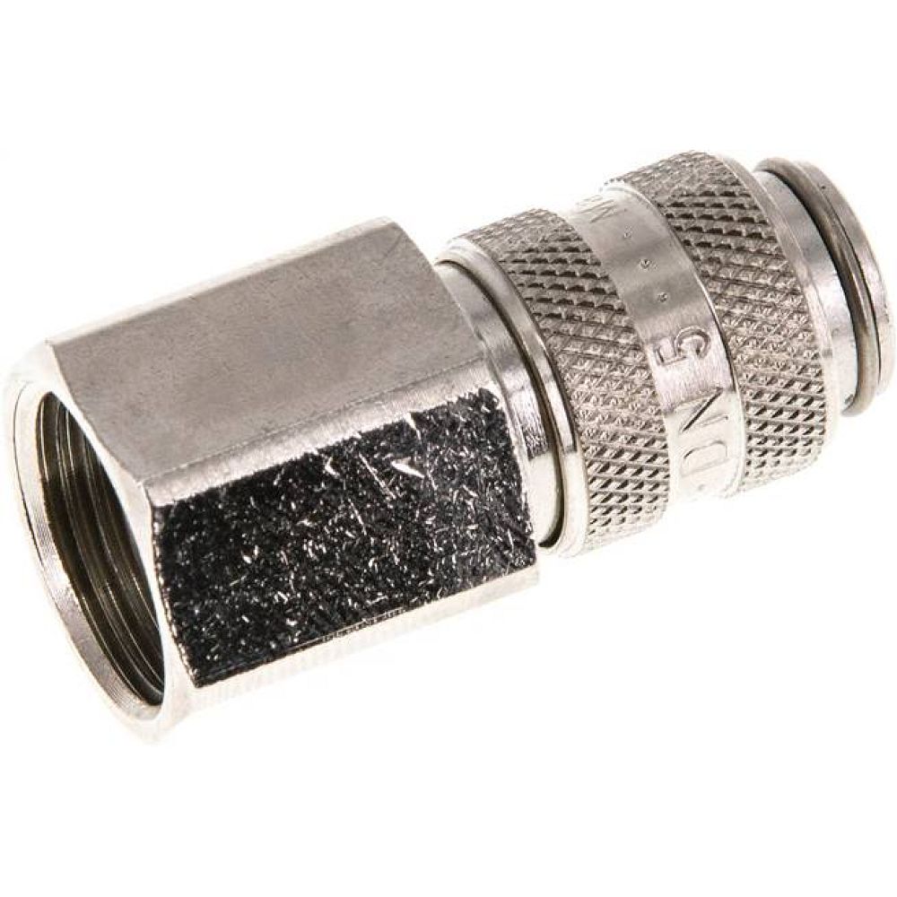 Kupplungsdose (NW5) G 3/8"(IG), Messing vernickelt