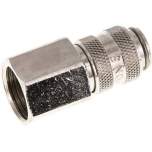 Kupplungsdose (NW5) G 3/8"(IG), Messing vernickelt