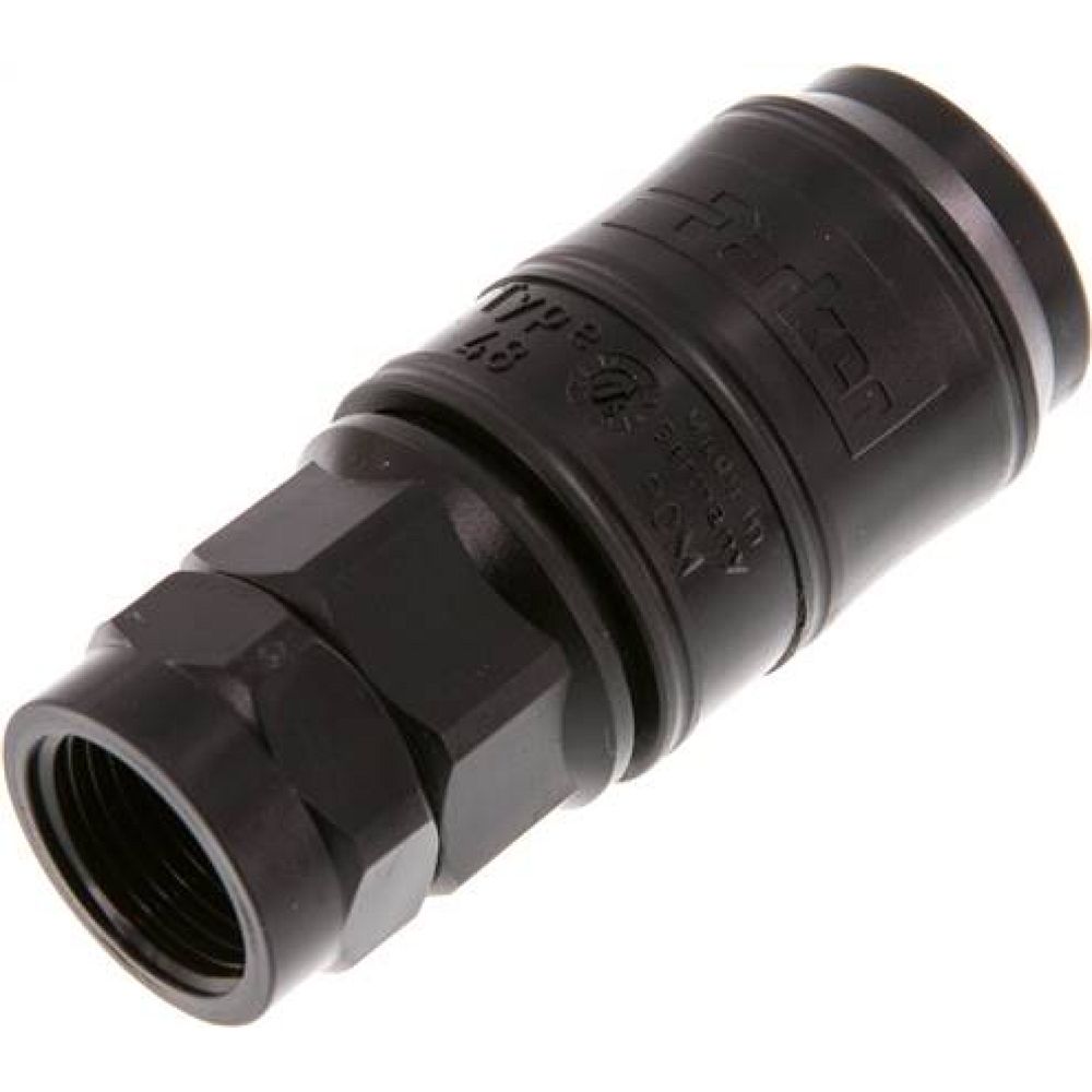 Parker KDGI 38 NW7 PO. Kupplungsdose (NW7,2) G 3/8", POM