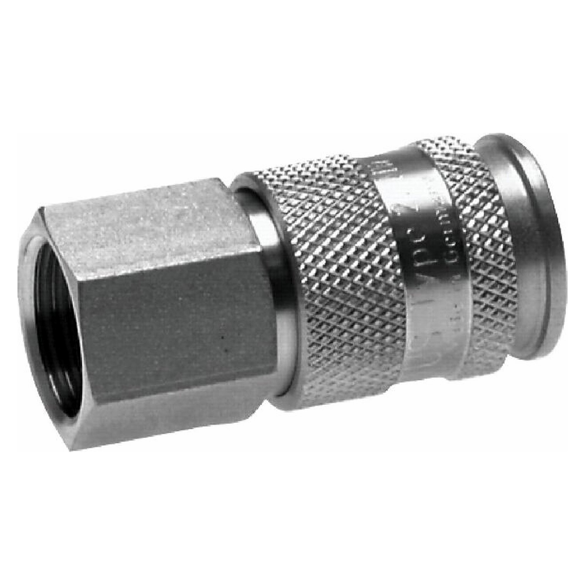 Coupling socket for compressed air, NW10, female thread G 3/4", material stainless steel