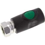 Sicherheits-Druckknopfkupplung (NW7,2), G 1/2" IG, Kunststoff