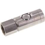 Sicherheits-Druckknopfkupplung (NW7,2), G 1/2" IG, Edelstahl