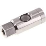 Sicherheits-Druckknopfkupplung (NW7,2), G 1/4" IG, Edelstahl