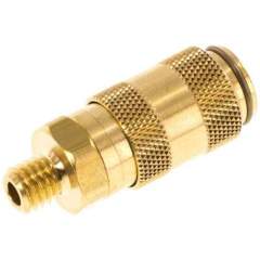 Kupplungsdose (NW2,7) M 5(AG), Messing