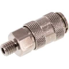 Kupplungsdose (NW2,7) M 5(AG), Edelstahl