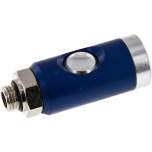 Sicherheits-Druckknopfkupplung (NW7,2), G 1/4" AG, Stahl verzinkt