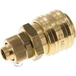 Kupplungsdose (NW7,2) 12x9mm Schlauch, Messing