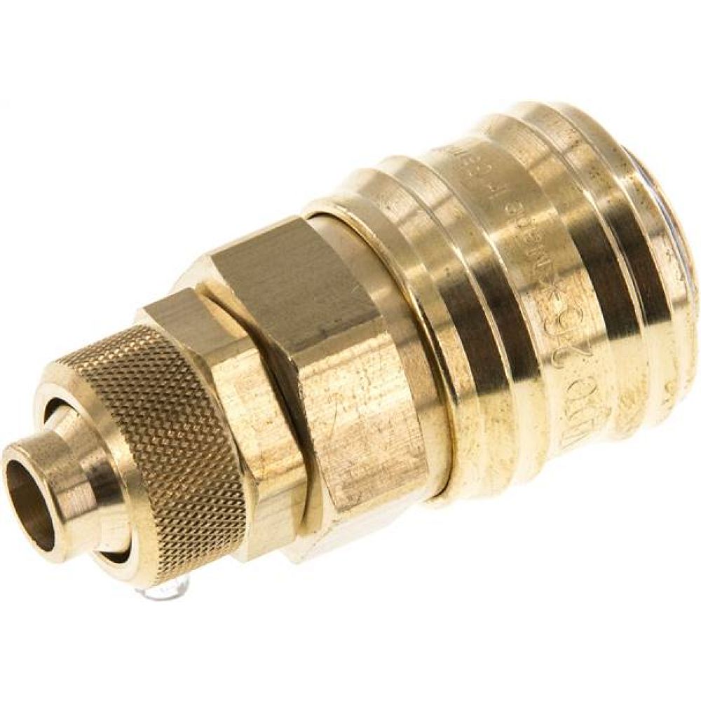Parker KDK 129 NW7 BA. Kupplungsdose (NW7,2) 12x9mm Schlauch, Messing