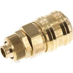 Parker KDK 129 NW7 BA. Kupplungsdose (NW7,2) 12x9mm Schlauch, Messing