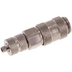 Kupplungsdose (NW2,7) 4,3x3mm Schlauch, Edelstahl