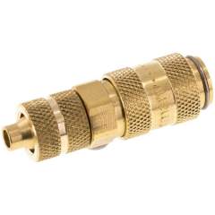 Kupplungsdose (NW2,7) 6x4mm Schlauch, Messing