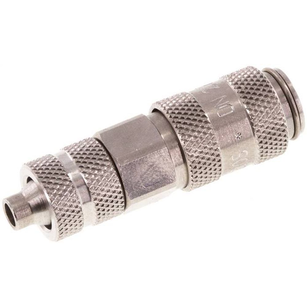 Kupplungsdose (NW2,7) 6x4mm Schlauch, Edelstahl