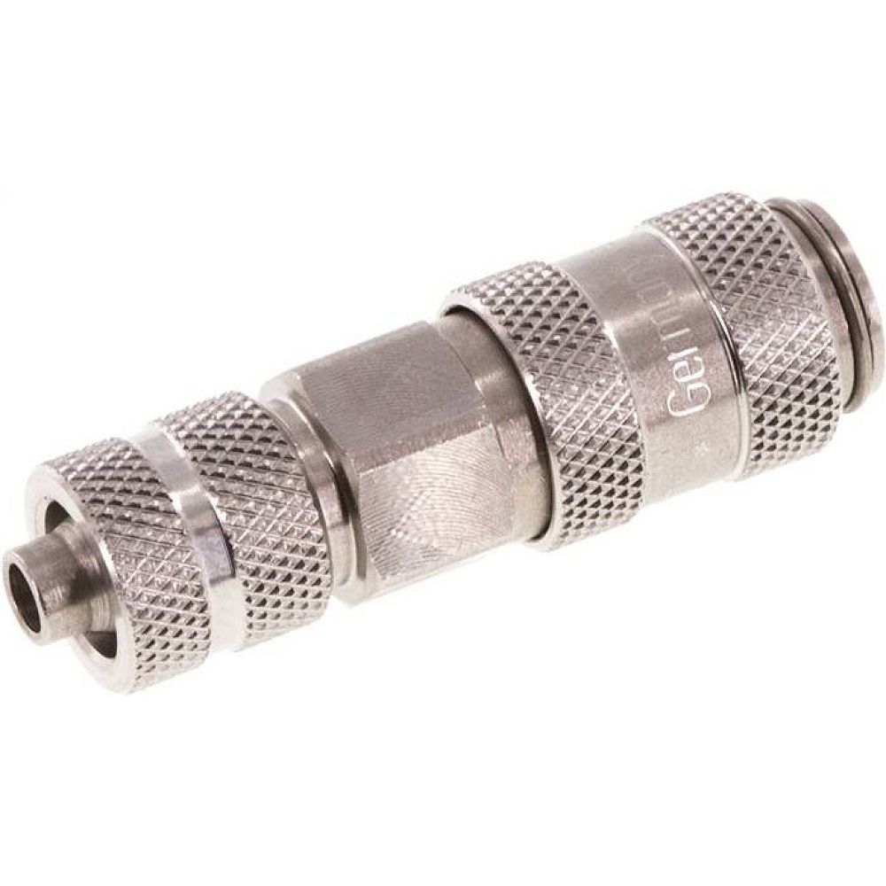 Kupplungsdose (NW2,7) 6x4mm Schlauch, Edelstahl