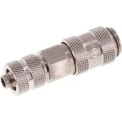 Kupplungsdose (NW2,7) 6x4mm Schlauch, Edelstahl