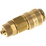 Kupplungsdose (NW5) 6x4mm Schlauch, Messing