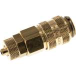 Kupplungsdose (NW5) 6x4mm Schlauch, Messing