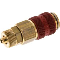 Kupplungsdose (NW5) 6x4mm Schlauch, Messing