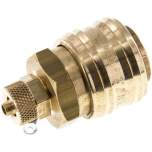 Kupplungsdose (NW7,2) 6x4mm Schlauch, Messing