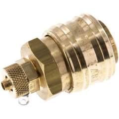 Kupplungsdose (NW7,2) 6x4mm Schlauch, Messing