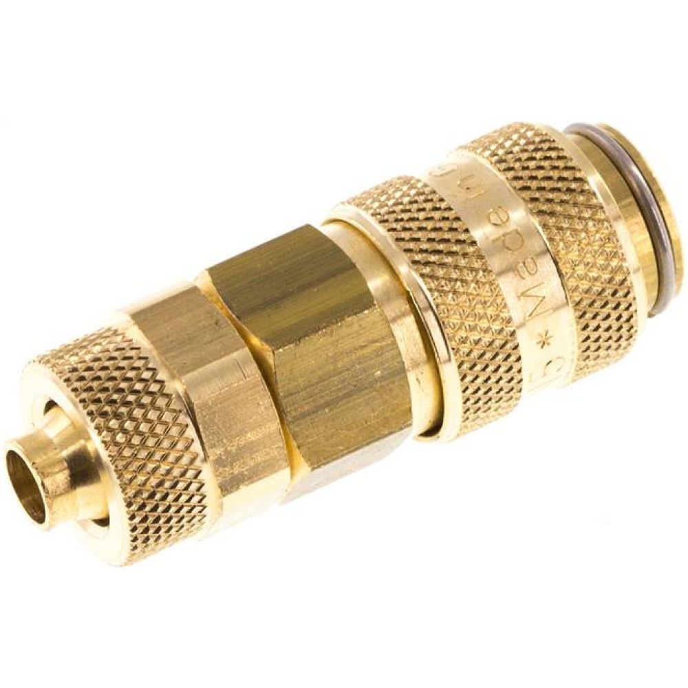 Kupplungsdose (NW5) 8x6mm Schlauch, Messing