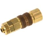 Parker KDK 6 NW5-BRC. Kupplungsdose (NW5) 8x6mm Schlauch, Messing