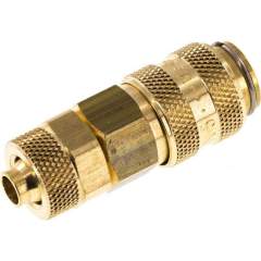 Kupplungsdose (NW5) 8x6mm Schlauch, Messing