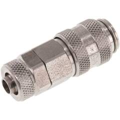 Kupplungsdose (NW5) 8x6mm Schlauch, Edelstahl